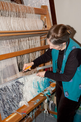 Cutting Divided Landscape from the Loom